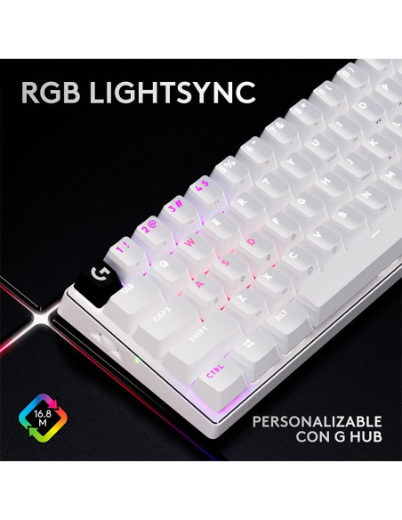 TECLADO LOGITECH G PRO X 60 LIGHTSPEED ( 920-011921 ) WIRELESS | GX OPTICAL TACTILE | LED-RGB