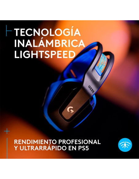 AUDIFONO GAMER LOGITECH G535 LIGHTSPEED ( 939-002218 ) WIRELESS | PS5 - PS4 - PC - MAC
