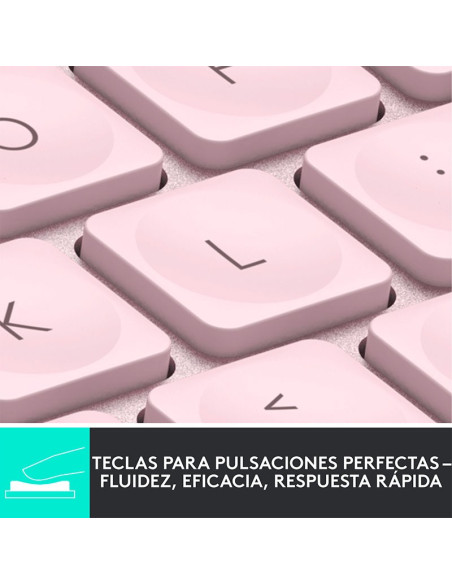 TECLADO LOGITECH MX KEYS MINI MULTI-DEVICE BT ROSE 920-010478