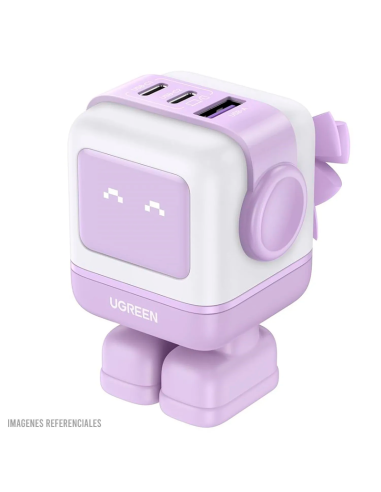 CARGADOR UGREEN NEXODE RG 65W 2 USB-C - 1 USB-A...