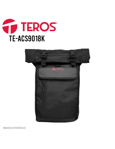 MOCHILA TEROS 15.6" ( TE-ACS9018BK ) POLIESTER...