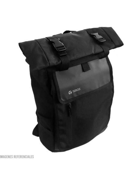 MOCHILA TEROS 15.6" ( TE-ACS9018BK ) POLIESTER - NEGRO