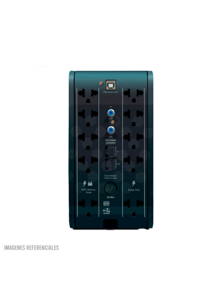 UPS CDP (R-SMART751I) 750VA|375W 10 SALIDAS|AUTONOMIA 20MIN NEGRO