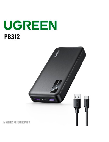 POWER BANK UGREEN PB312 20000MAH CARGA RAPIDA (25683)