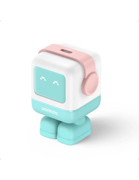 CARGADOR UGREEN NEXODE RG 30W USB-C (CD359) CARGA RAPIDA (45089) CELESTE/ROSA