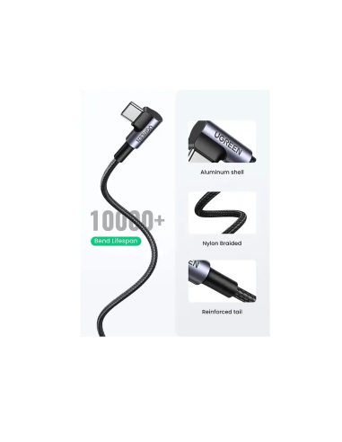 CABLE UGREEN US284 USB-A A USB-C| CARGA RAPIDA...