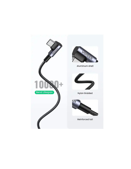CABLE UGREEN US284 USB-A A USB-C| CARGA RAPIDA 3A (50941)