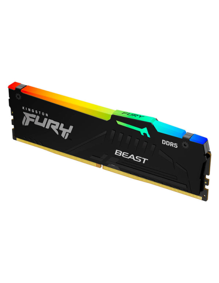 MEMORIA RAM KINGSTON FURY BEAST 16GB 6000MHZ/DDR5 (KF560C36BBE2A-16) LED-RGB