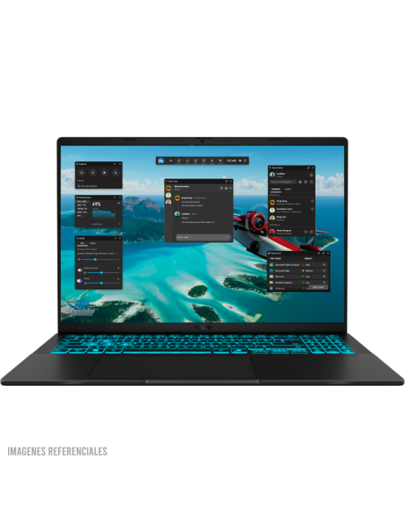 LAPTOP GAMER ASUS V16 V3607VU-RP036W CORE 7-240H 16GB DDR5 512GB SSD GEFORCE RTX 4050 6GB 16 WUXGA 144HZ WINDOWS 11