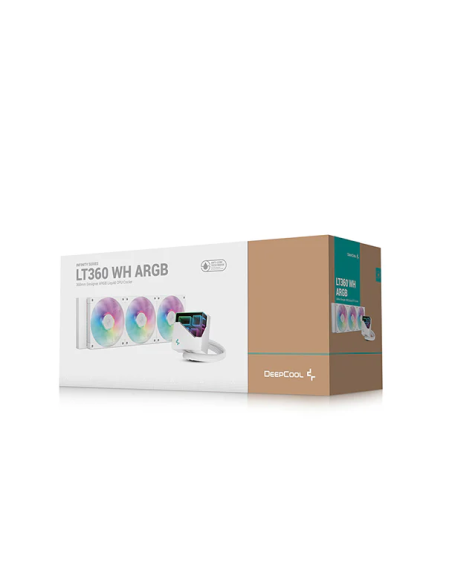 SISTEMA DE ENFRIAMIENTO LIQUIDO DEEPCOOL LT360 WH ARGB INFINITY ( R-LT360-WHAMNC-G-1 ) WHITE |  LED-ARGB