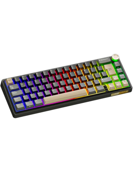 TECLADO GAMER ROYAL KLUDGE ( RK R65 PHANTOM ) CHARTREUSE SWITCH | USB | LED-RGB