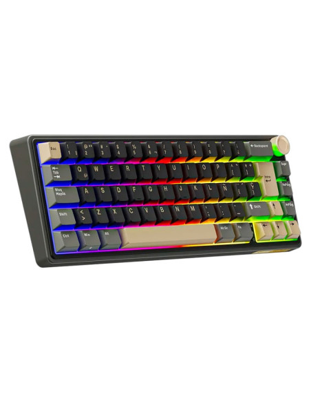 TECLADO GAMER ROYAL KLUDGE ( RK R65 PHANTOM ) BROWN SWITCH | USB | LED-RGB