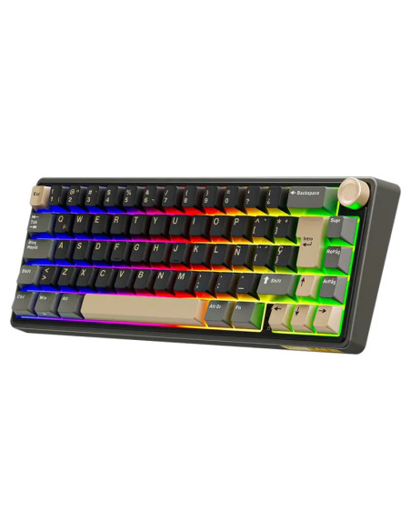 TECLADO GAMER ROYAL KLUDGE ( RK R65 PHANTOM ) BROWN SWITCH | USB | LED-RGB