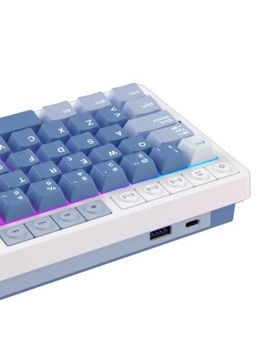 TECLADO GAMER ROYAL KLUDGE ( RK M65 ) OCEAN...