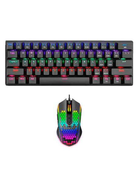 KIT T-DAGGER MAIN FORCE TGK321 - TGM310 ( T-TGS008-BR SP ) SWITCH BROWN | BLACK | LED-RGB
