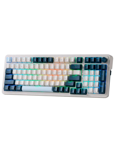 TECLADO GAMER REDRAGON EISA PRO ( K686WB-RGB-PRO ) SWITCH RED | WIRED - WIRELESS - BT | LED-RGB