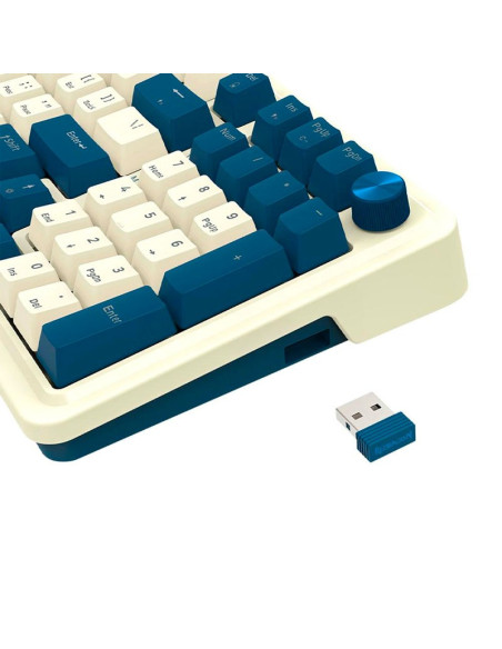 TECLADO GAMER REDRAGON EISA PRO ( K686WB-RGB-PRO ) SWITCH RED | WIRED - WIRELESS - BT | LED-RGB