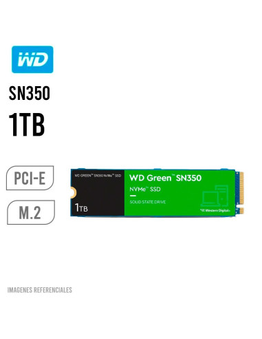 DISCO SOLIDO SSD WESTER DIGITAL 1TB SN350 GREEN...