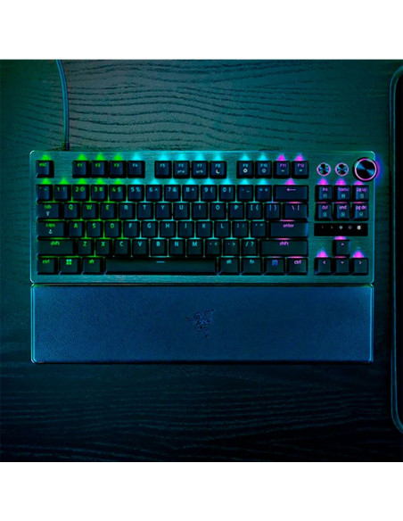 TECLADO RAZER HUNTSMAN V3 PRO TENKEYLESS ( RZ03-04980200-R3U1 ) SWITCH ANALOG OPTICAL | CHROMA RGB