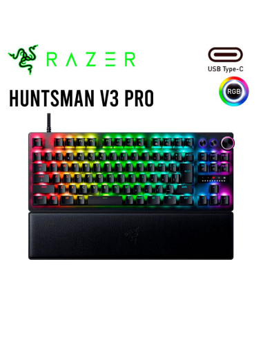 TECLADO RAZER HUNTSMAN V3 PRO TENKEYLESS (...
