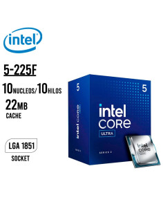 PROCESADOR INTEL CORE ULTRA 5-225F ( BX80768225F ) 20MB -...