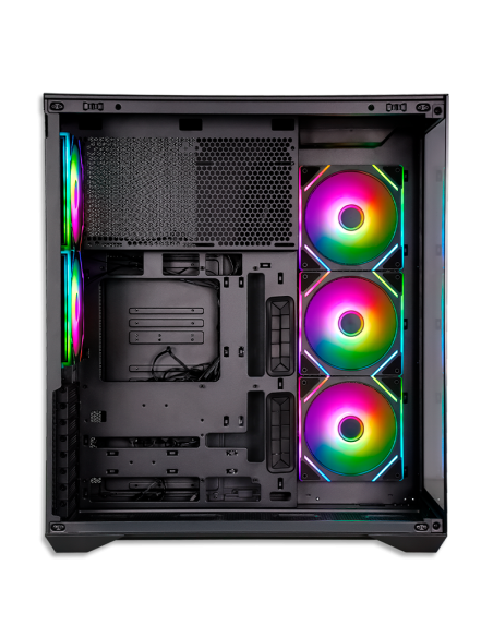 CASE ANTRYX FX 970 PRO BLACK ( AC-FX970KP ) S/FUENTE | PANEL VIDRIO | 5 LED-ARGB