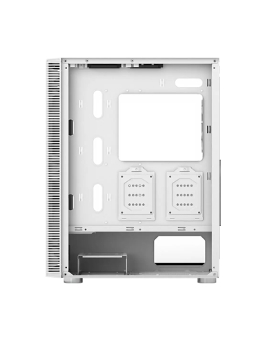 CASE MONTECH X3 GLASS WHITE  S/FUENTE|VIDRIO...