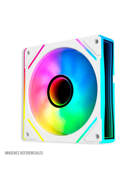 COOLER CASE ANTRYX INFINITY FAN IF-120 WHITE 120MM ARGB PACK 3 EN 1 ( AAK-IF120WX3C )
