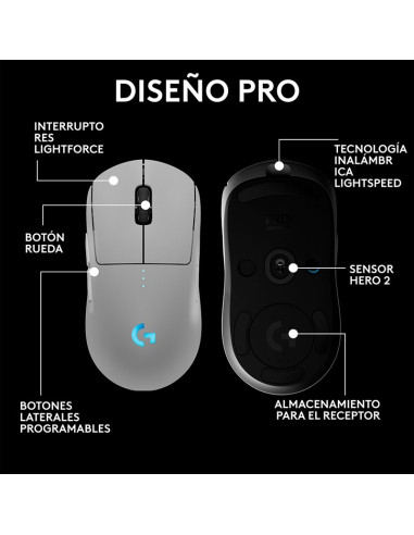 MOUSE GAMER LOGITECH G PRO 2 LIGHTSPEED (...