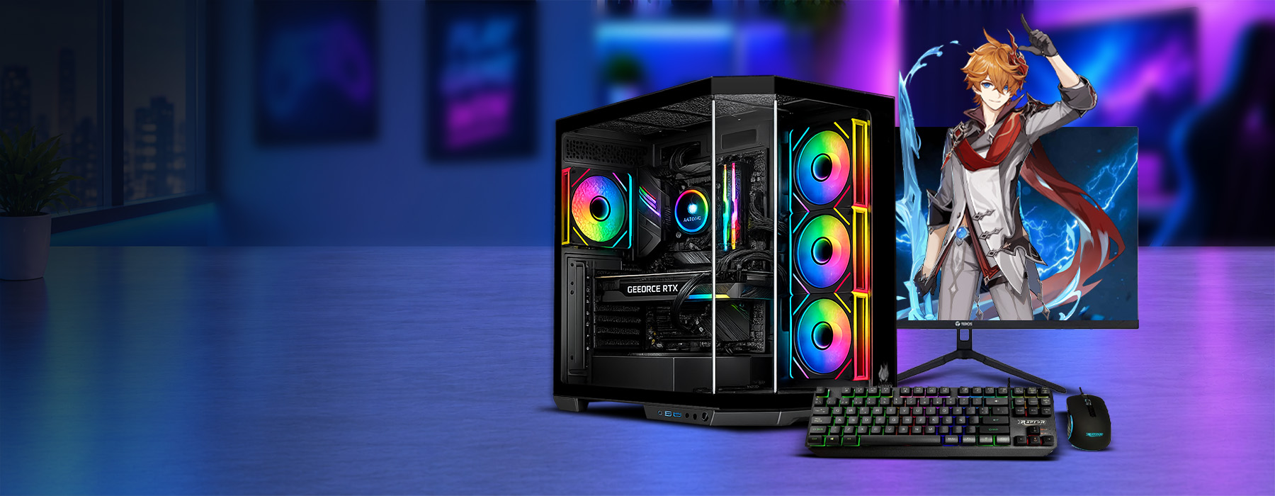 Monitores y PCs gamer